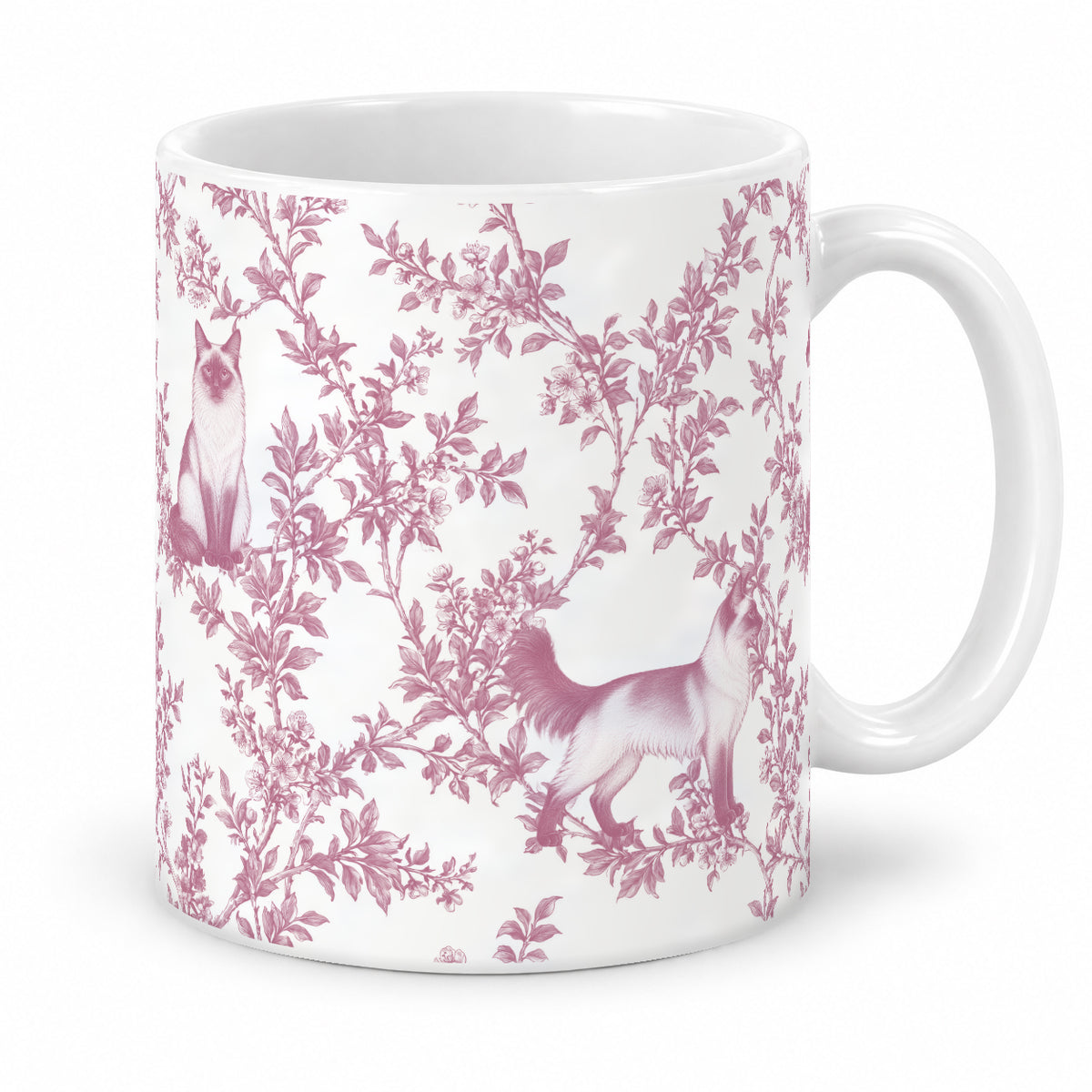 Balinese toile mug — Pink Studio