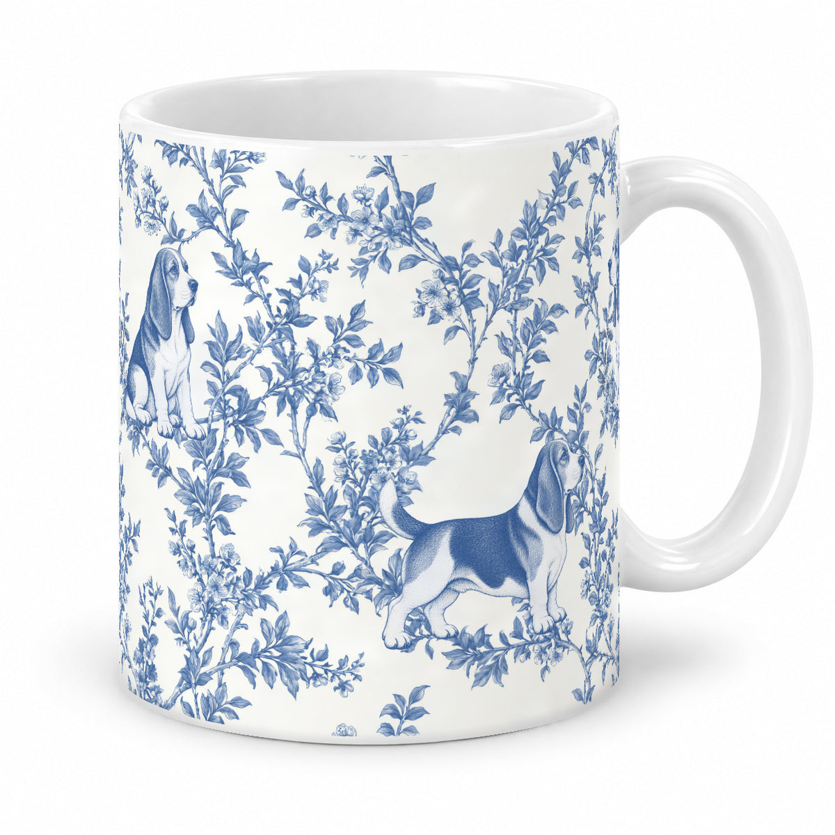 Basset Hound toile mug — Blue Studio