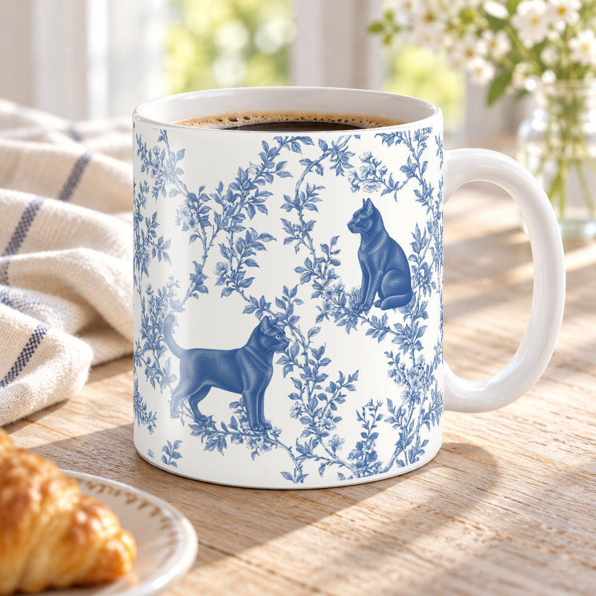 Bombay toile mug — Blue Lifestyle