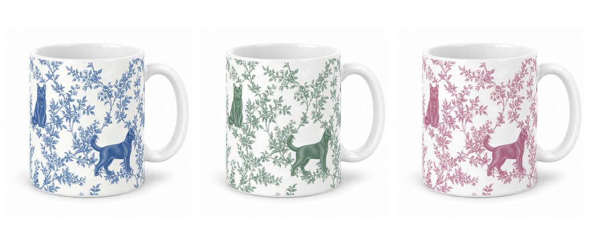 Bombay toile mug — Three Colors