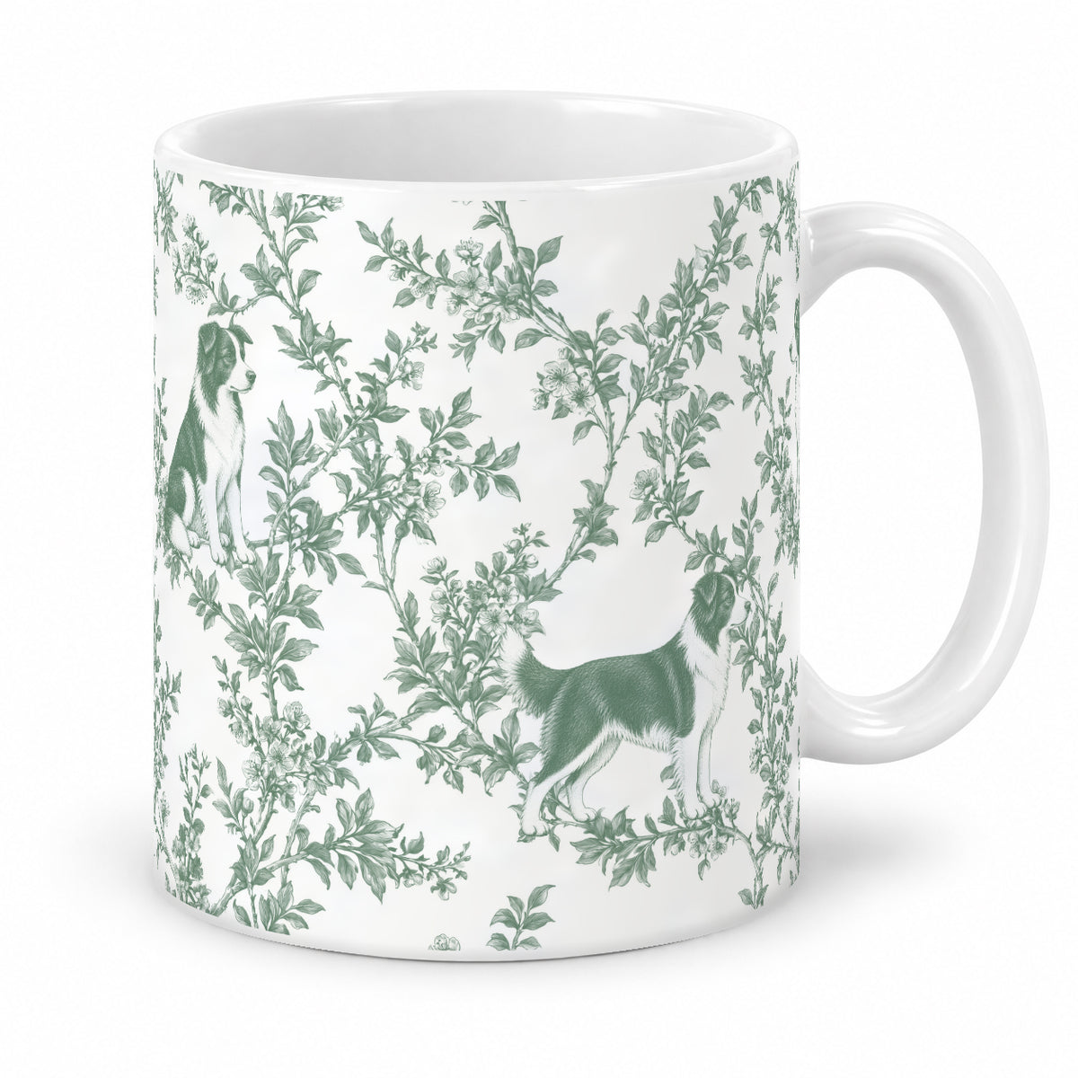 Border Collie toile mug — Green Studio
