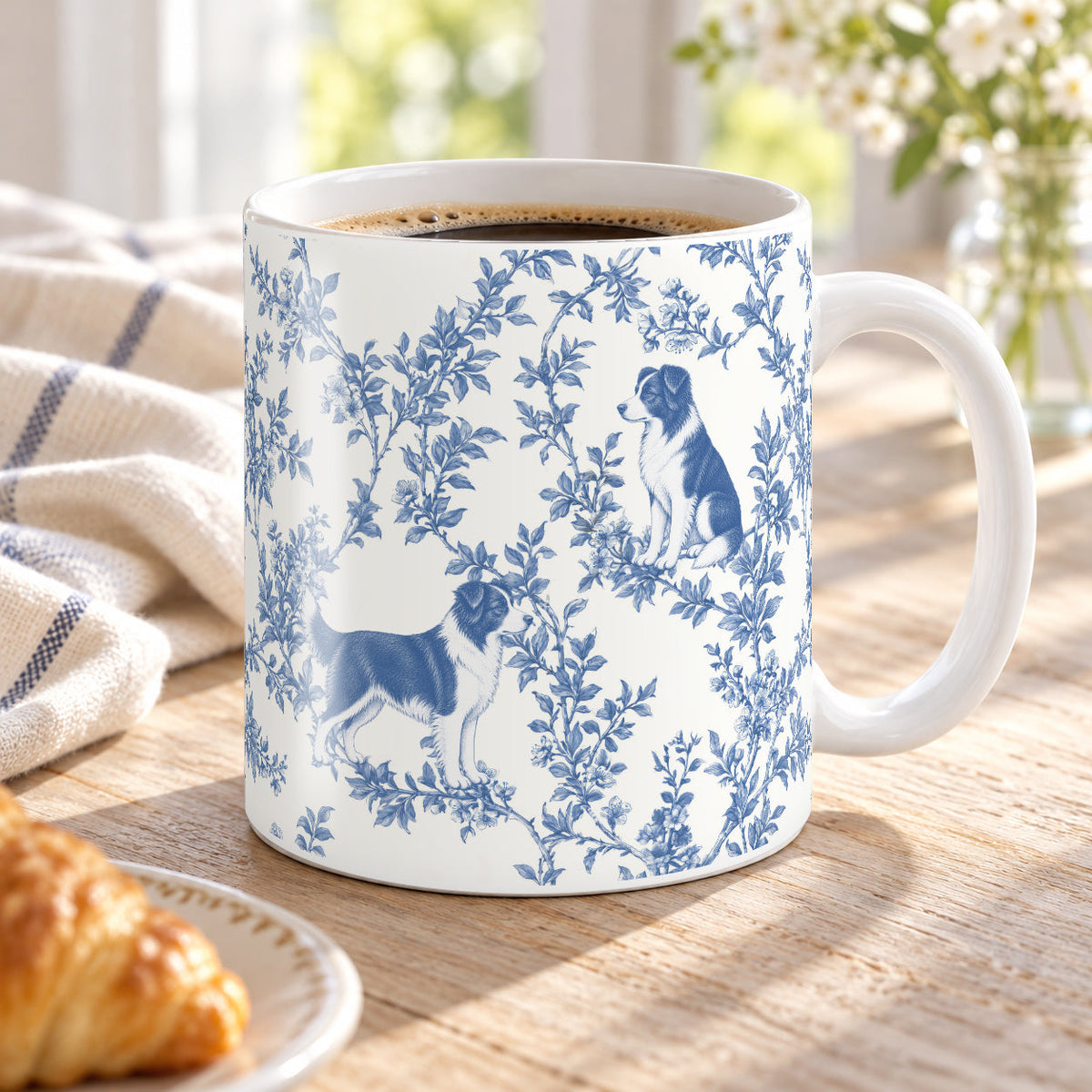 Border Collie toile mug — Blue Lifestyle