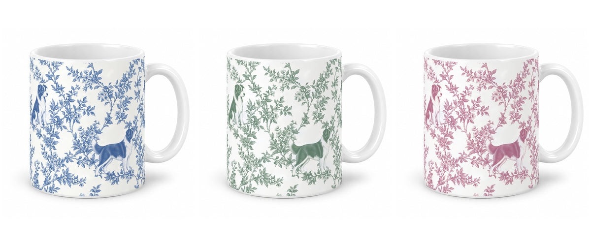 Border Collie toile mug — Three Colors