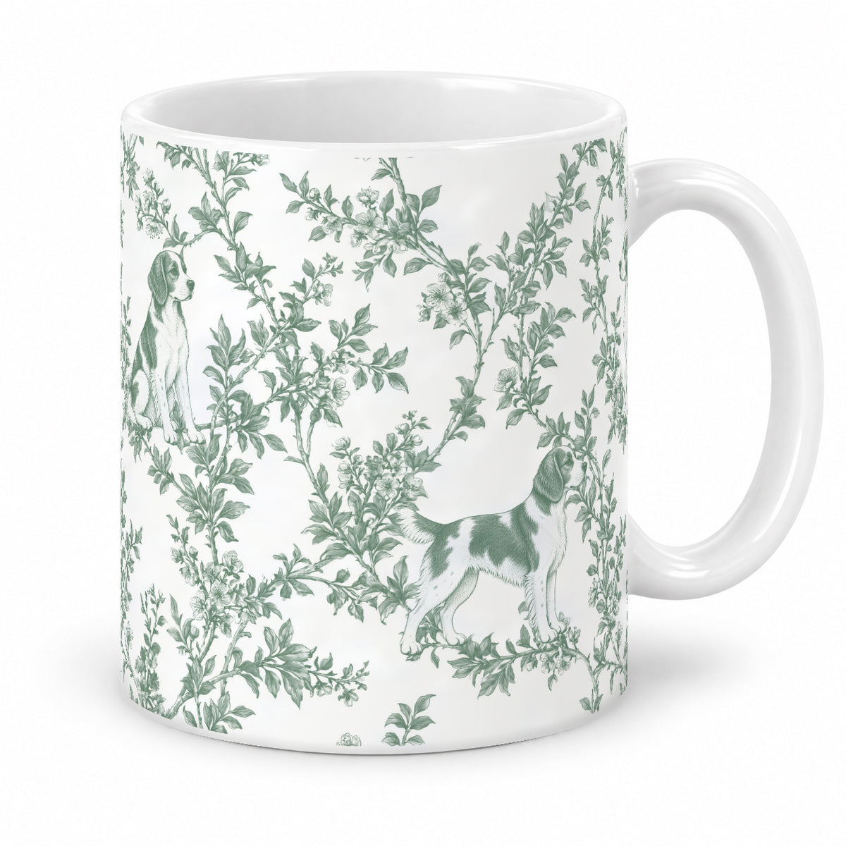 Brittany toile mug — Green Studio