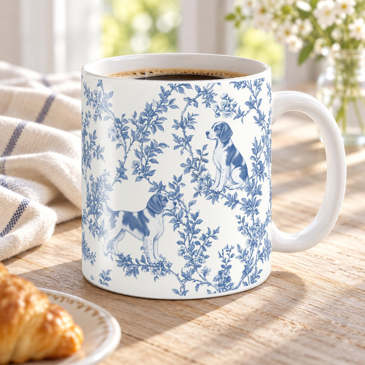 Brittany toile mug — Blue Lifestyle