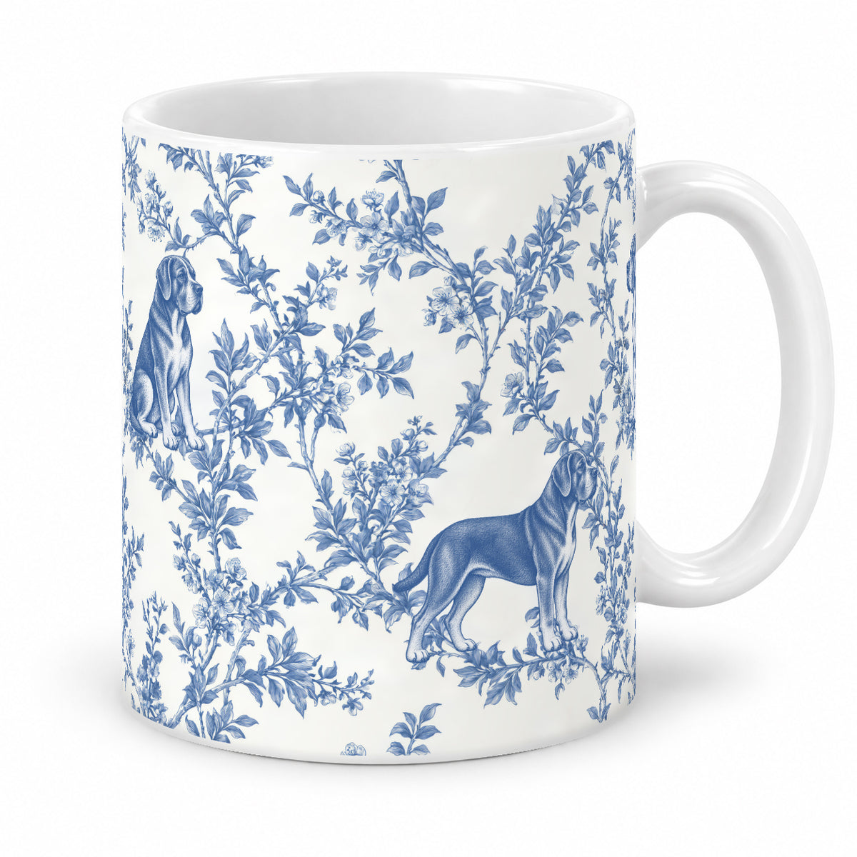 Cane Corso toile mug — Blue Studio