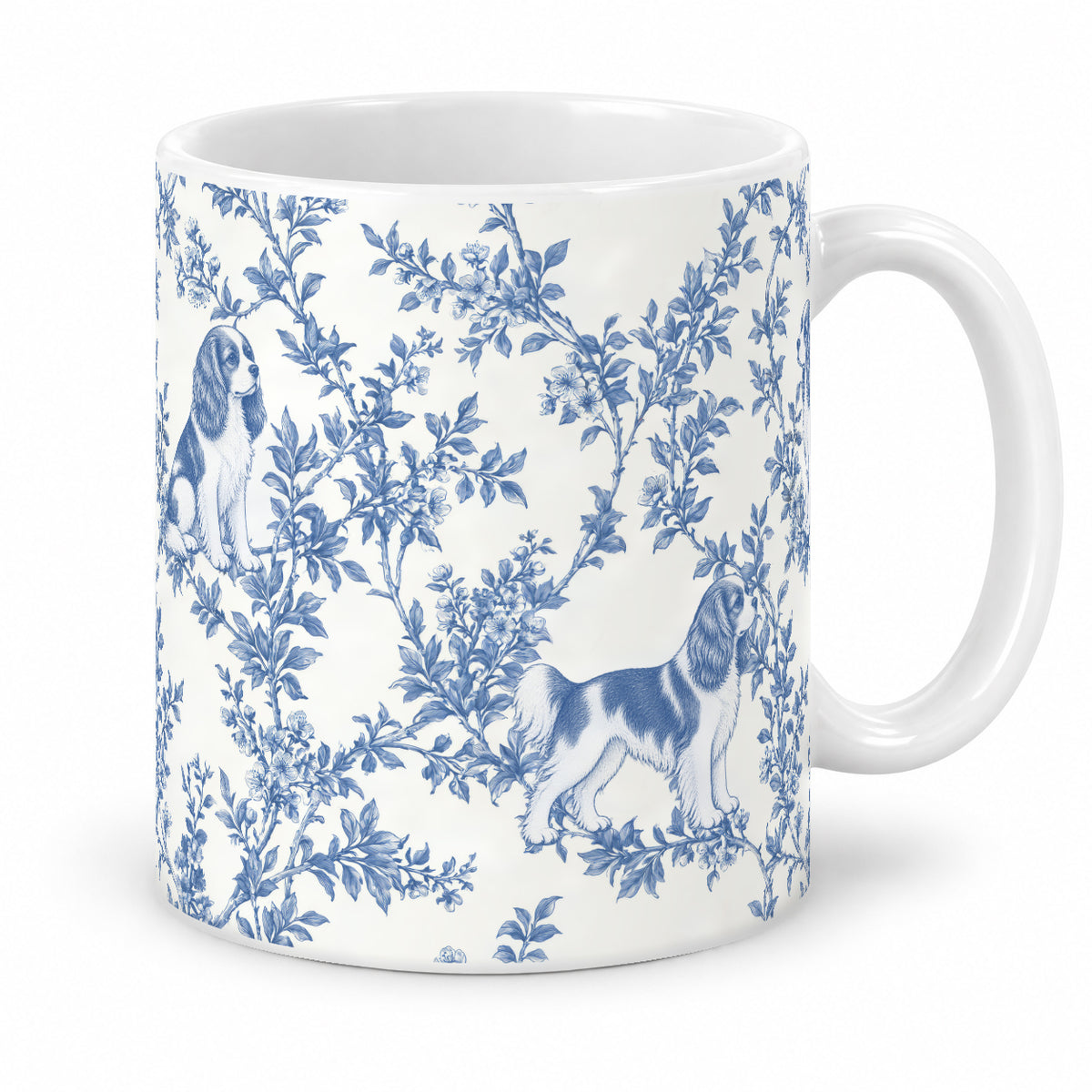 Cavalier King Charles Spaniel toile mug — Blue Studio