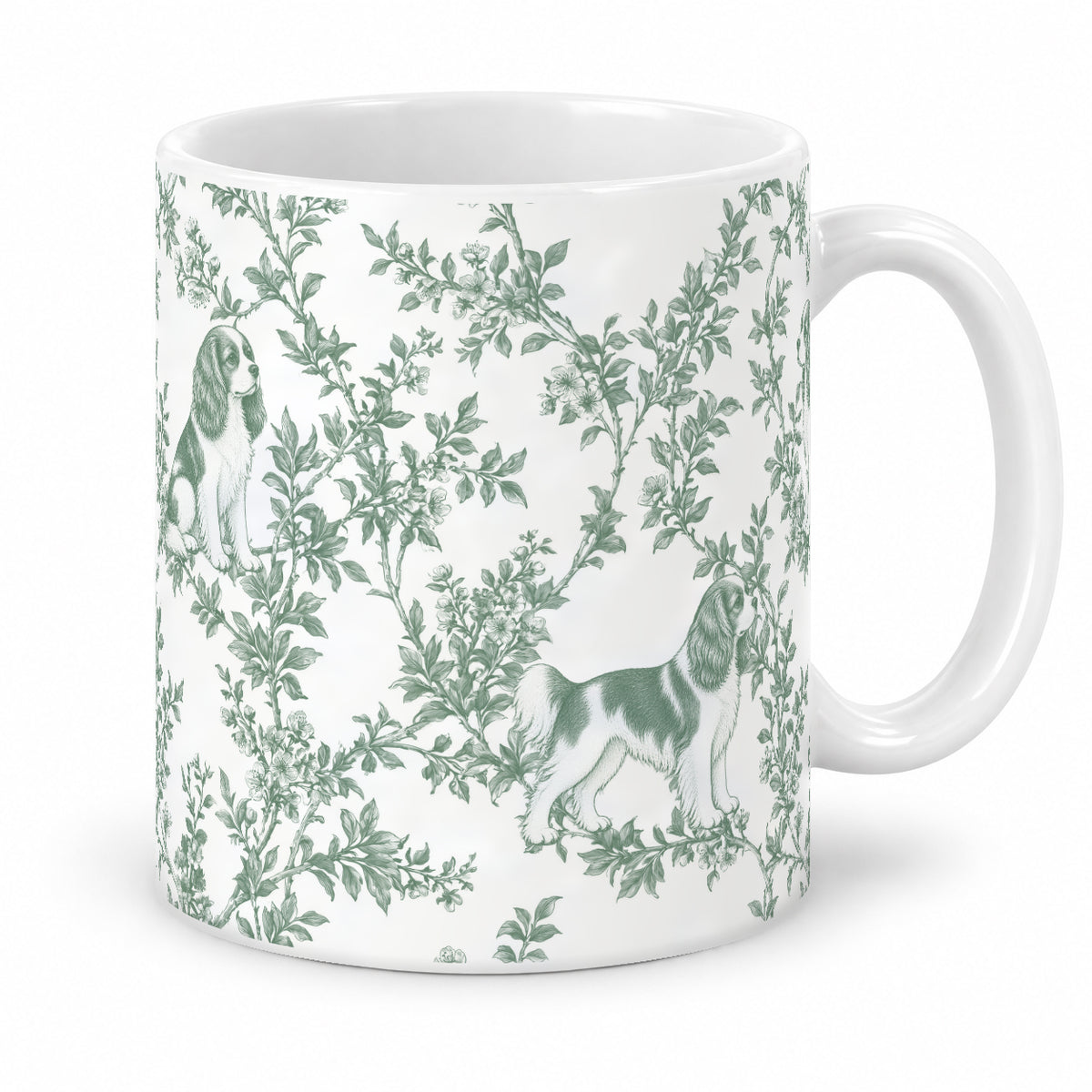 Cavalier King Charles Spaniel toile mug — Green Studio