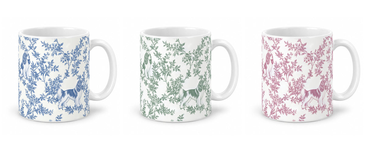 Cavalier King Charles Spaniel toile mug — Three Colors