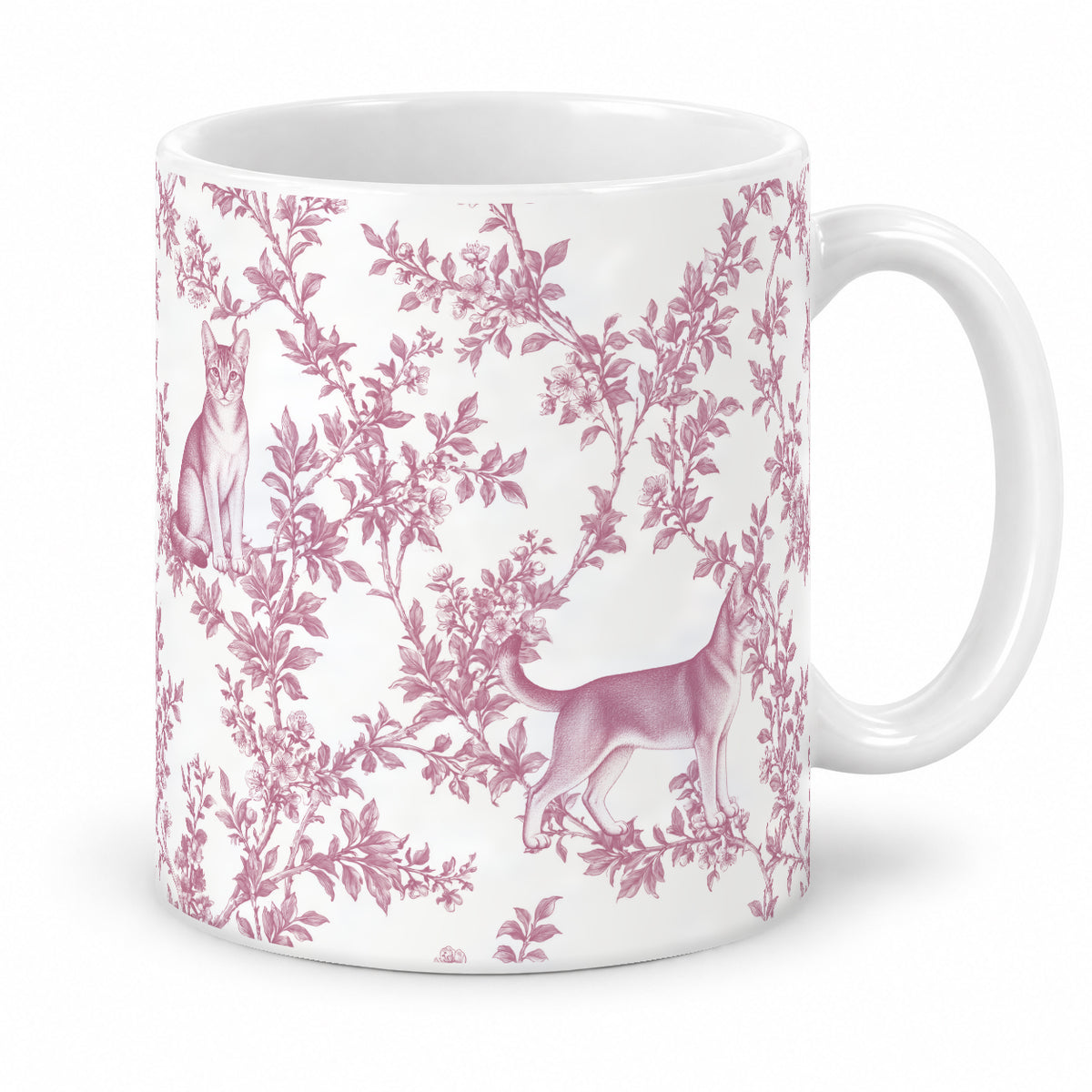 Chausie toile mug — Pink Studio