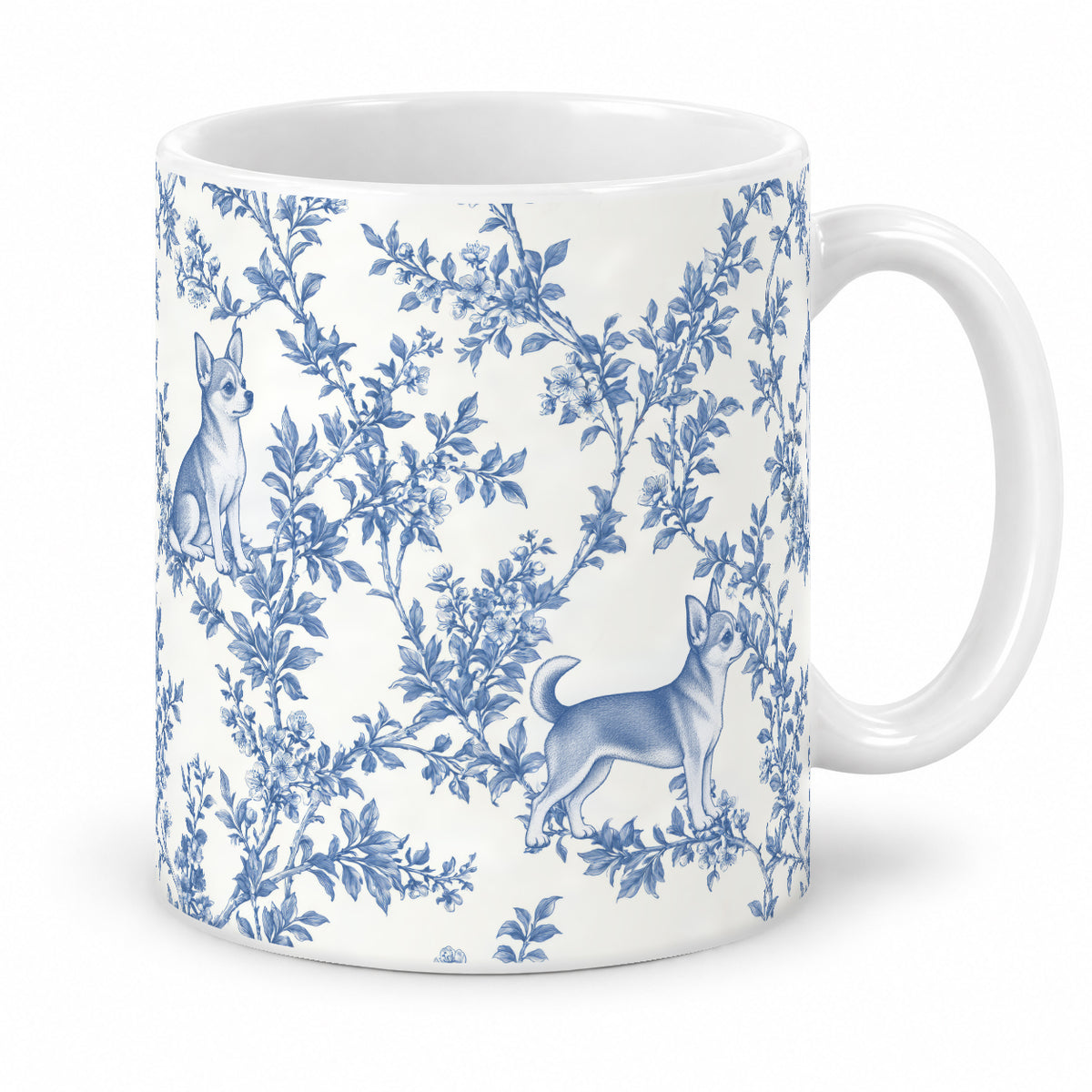 Chihuahua toile mug — Blue Studio