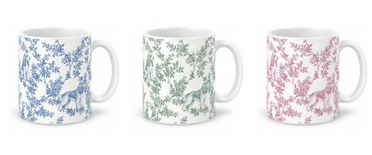 Cocker Spaniel toile mug — Three Colors