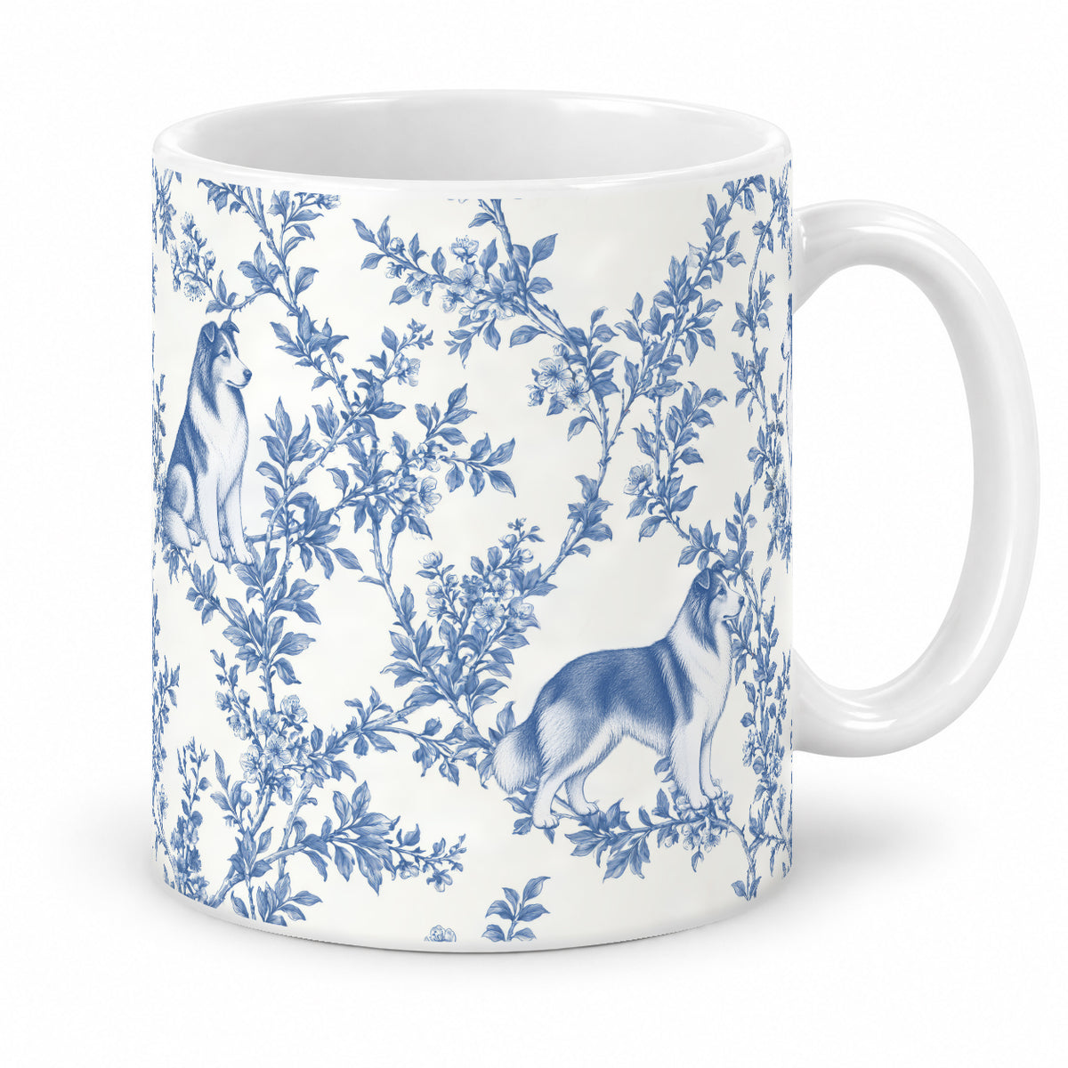 Collie toile mug — Blue Studio