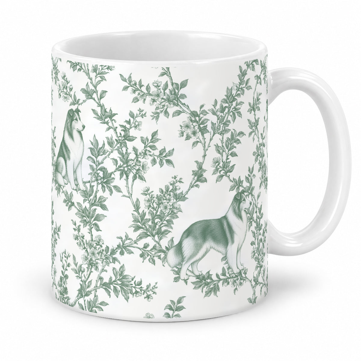 Collie toile mug — Green Studio