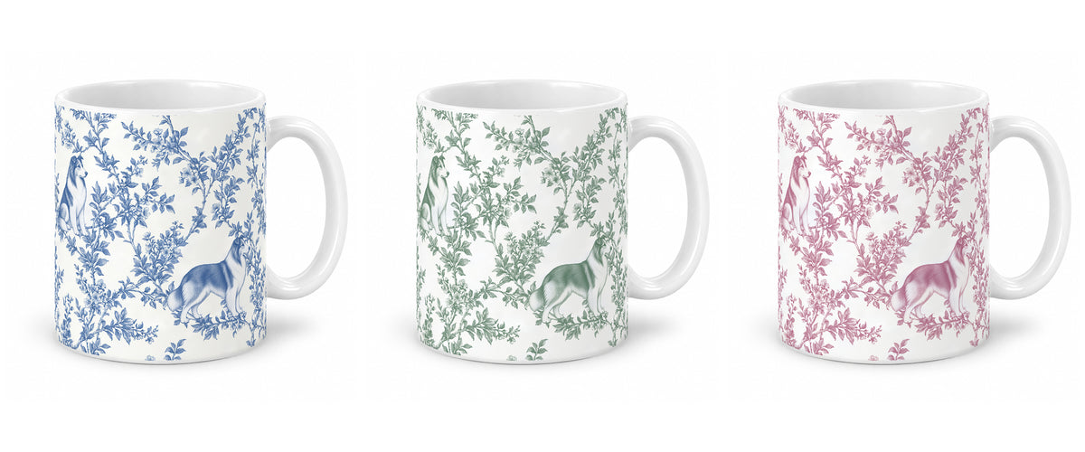Collie toile mug — Three Colors