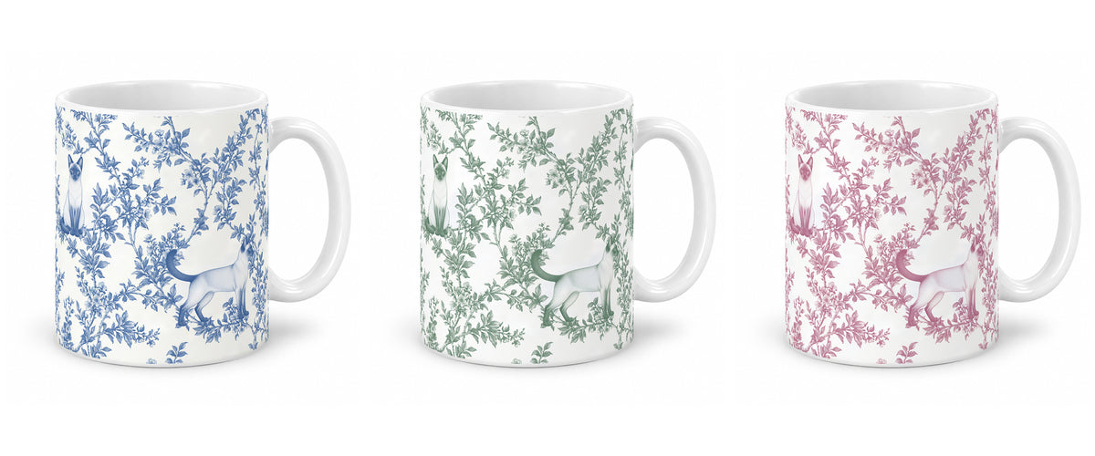 Colorpoint Shorthair toile mug — Three Colors