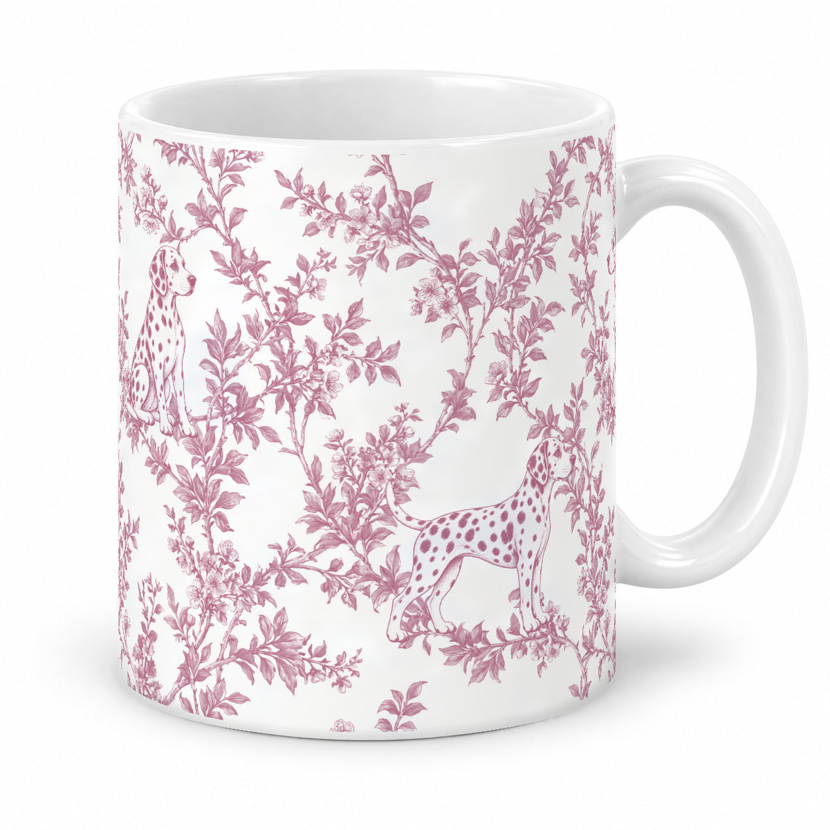 Dalmatian toile mug — Pink Studio