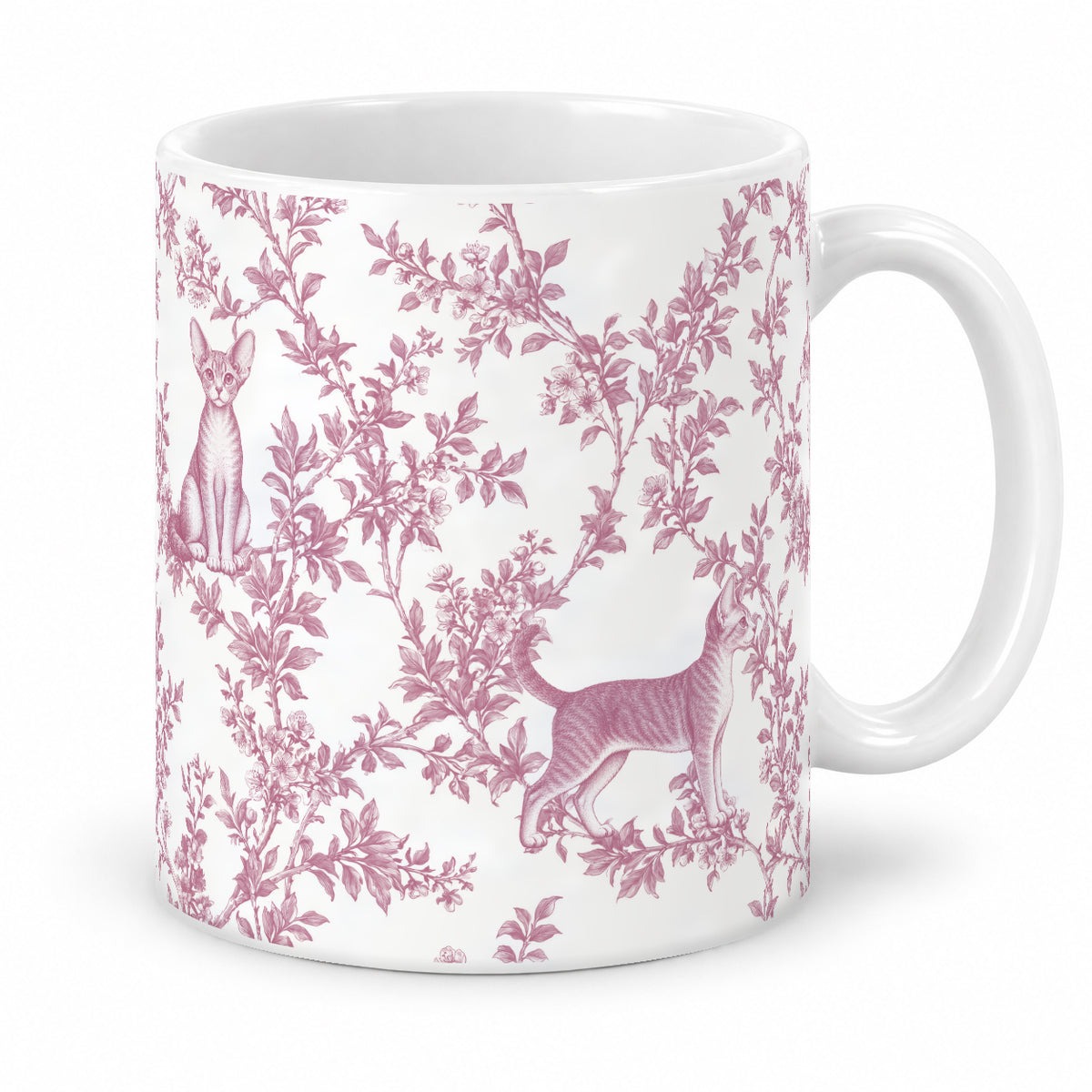 Devon Rex toile mug — Pink Studio