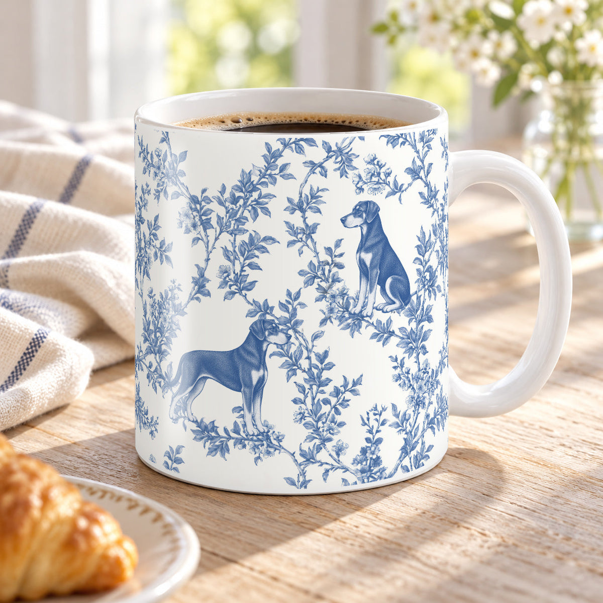 Doberman Pinscher toile mug — Blue Lifestyle
