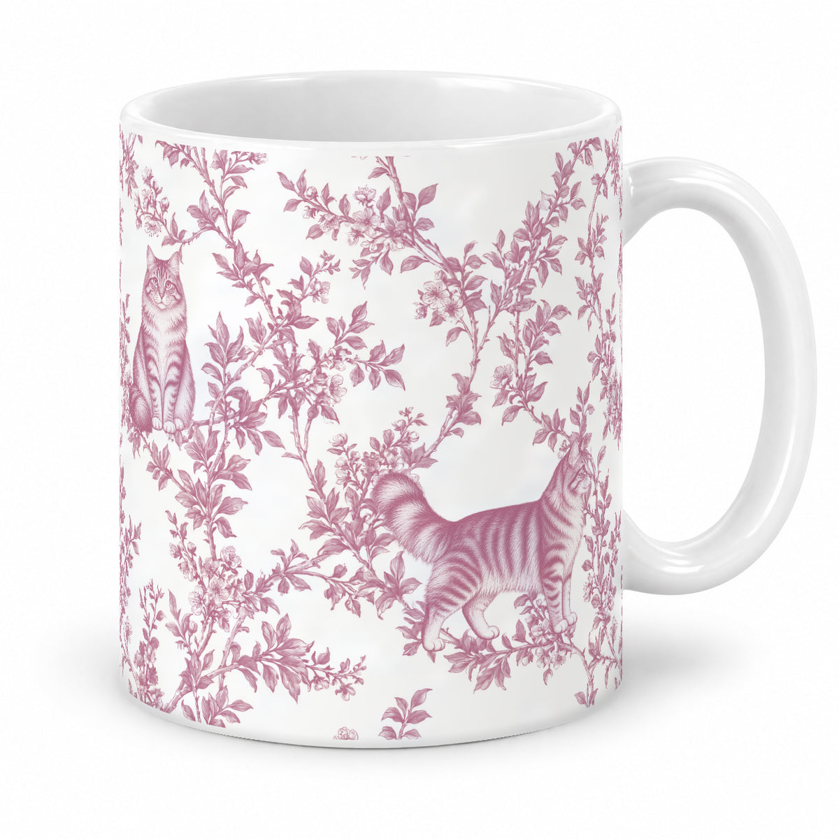 Domestic Longhair toile mug — Pink Studio