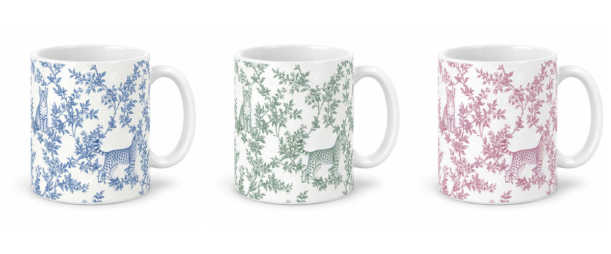 Egyptian Mau toile mug — Three Colors