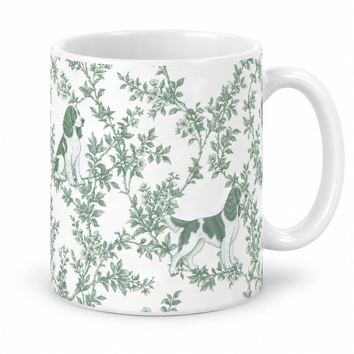English Springer Spaniel toile mug — Green Studio
