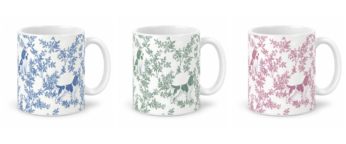 English Springer Spaniel toile mug — Three Colors
