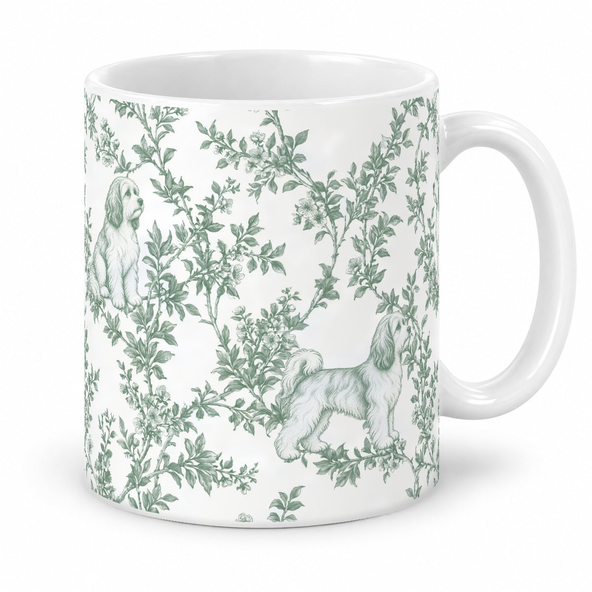 Havanese toile mug — Green Studio