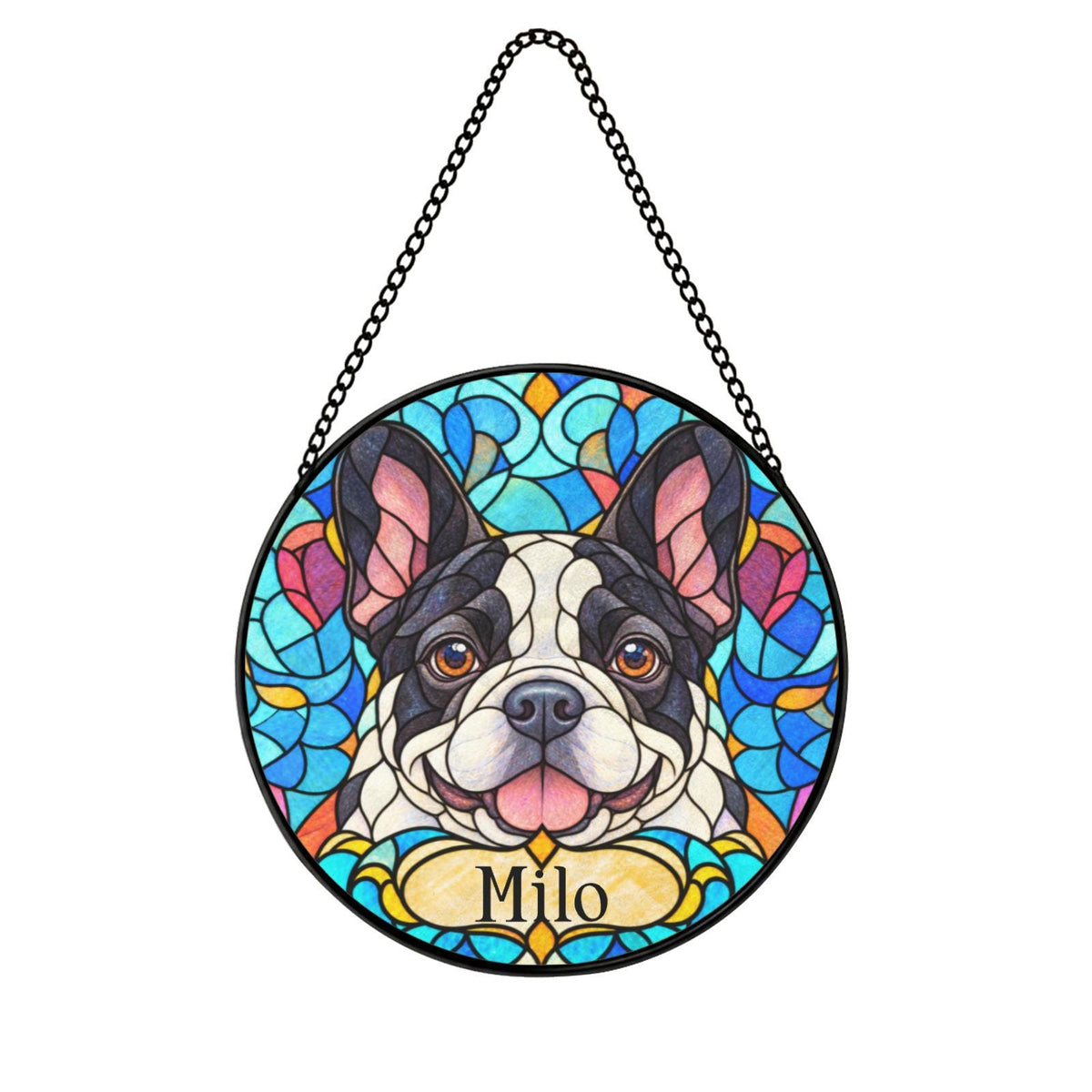 Personalized French Bulldog Suncatcher