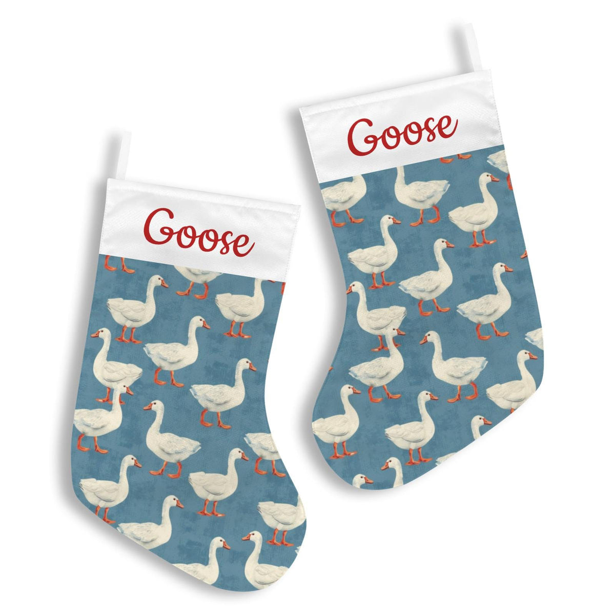 Personalized Goose Christmas Stocking