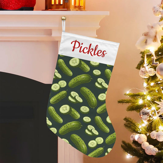 Personalized Pickle Christmas Stocking