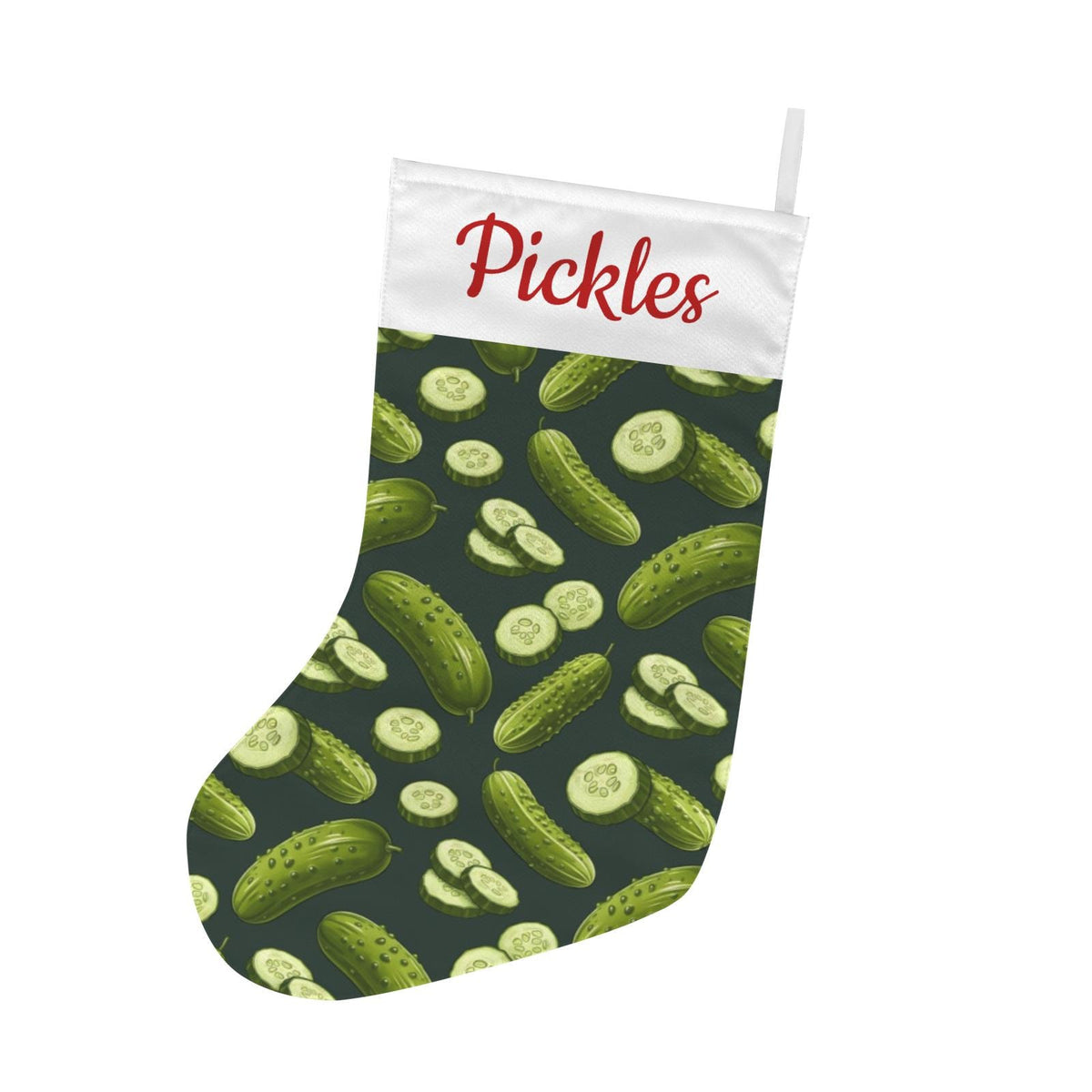 Personalized Pickle Christmas Stocking