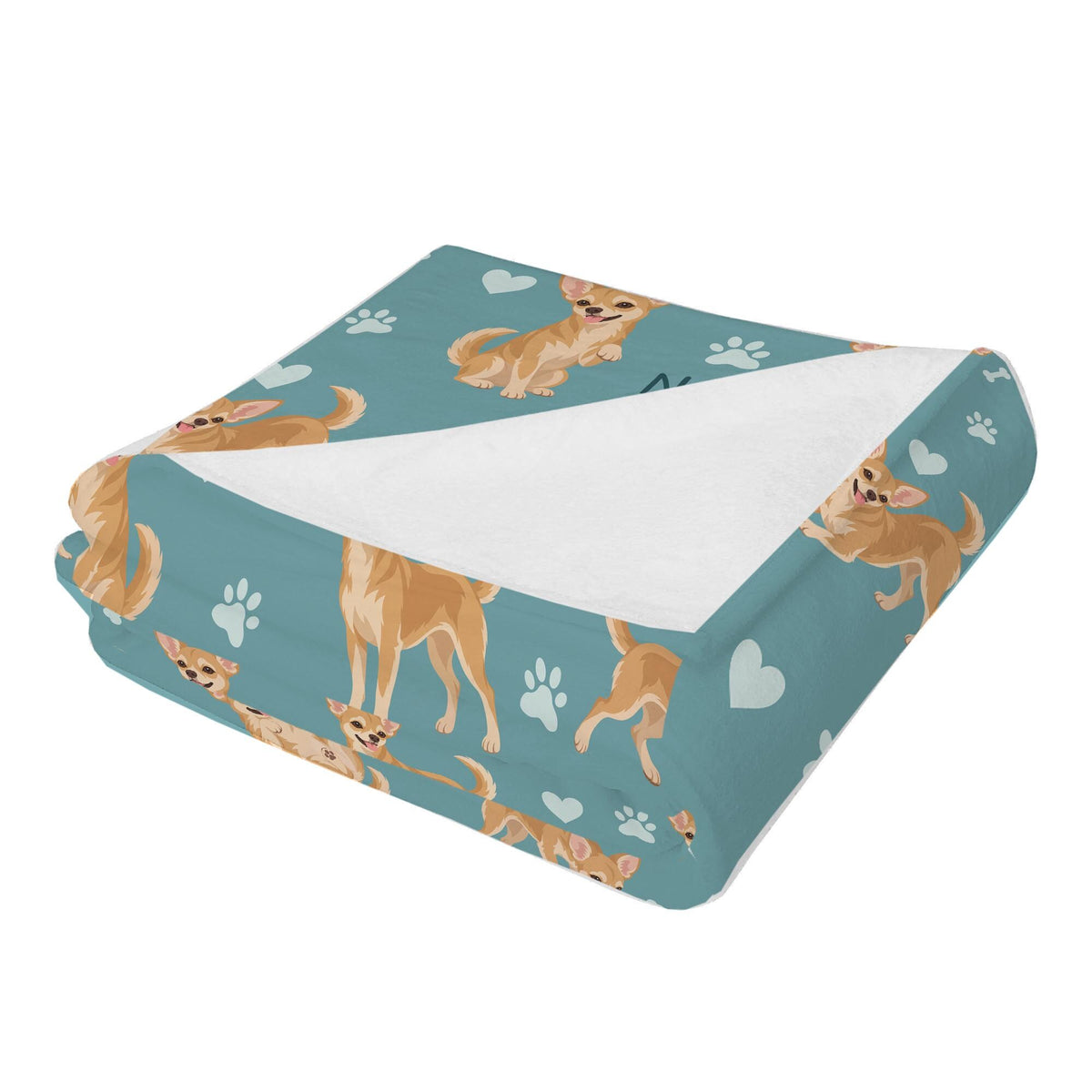 Personalized Chihuahua Blanket, Pet Blanket with Name