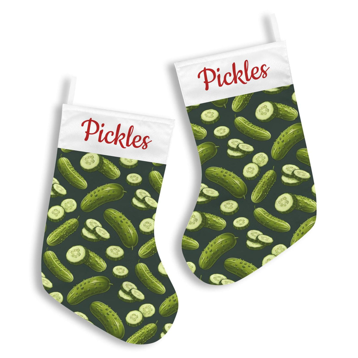 Personalized Pickle Christmas Stocking