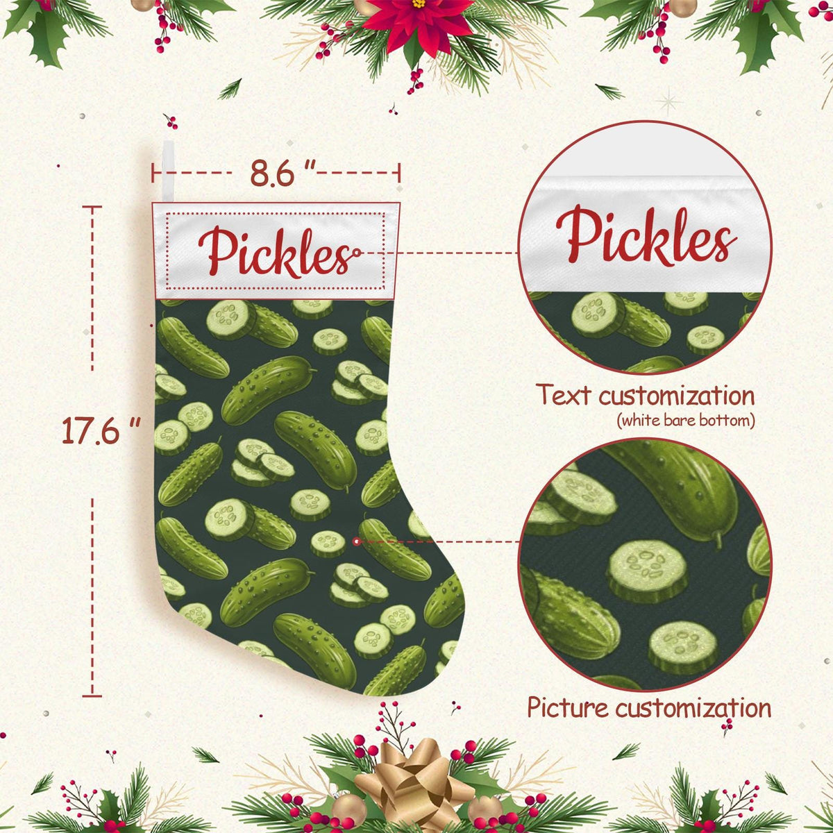 Personalized Pickle Christmas Stocking