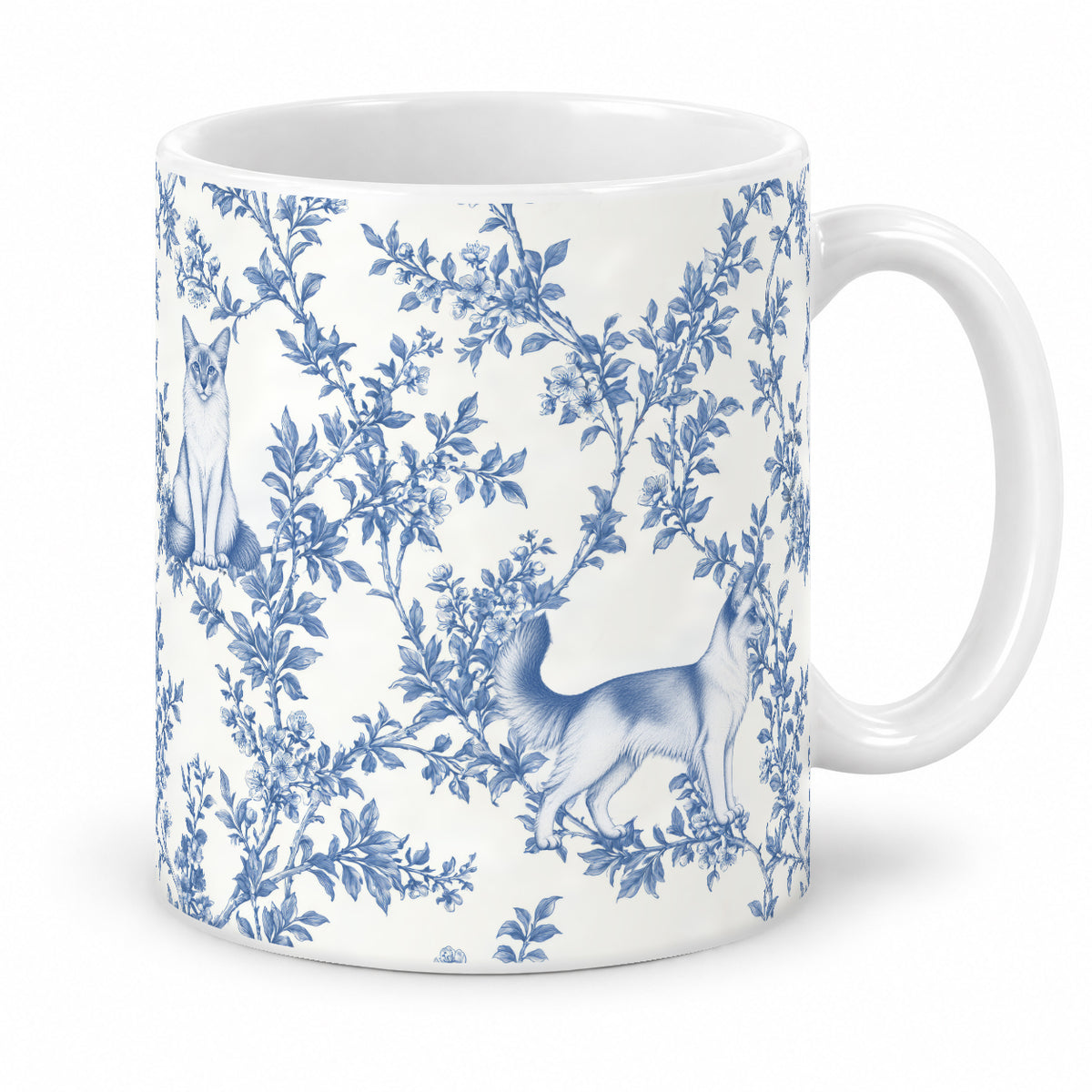 Javanese toile mug — Blue Studio