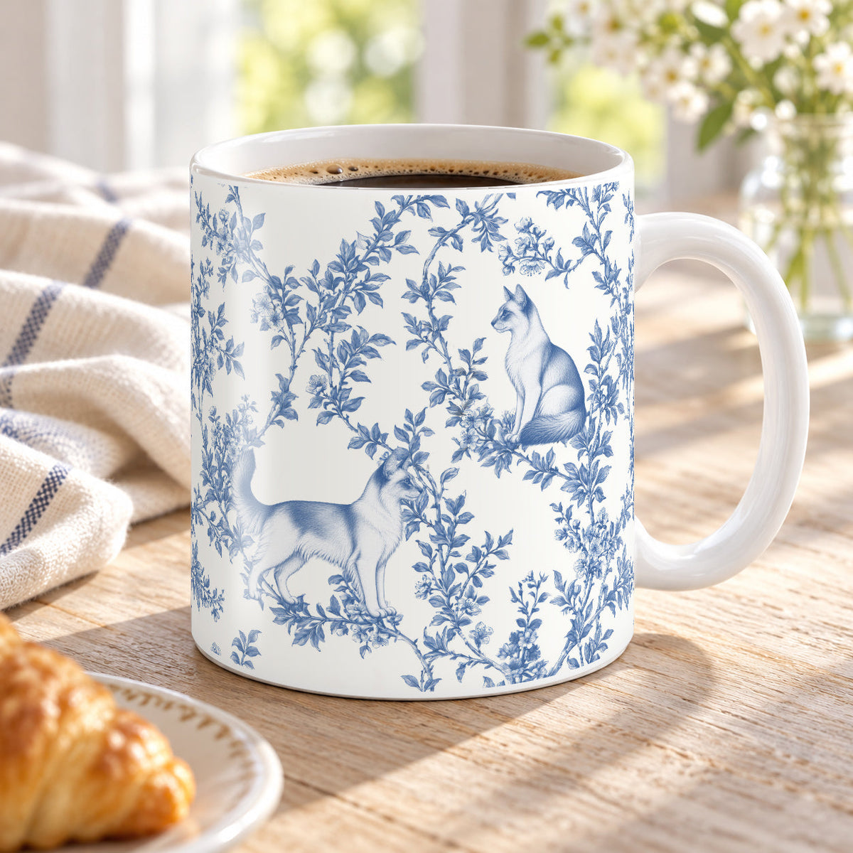 Javanese toile mug — Blue Lifestyle