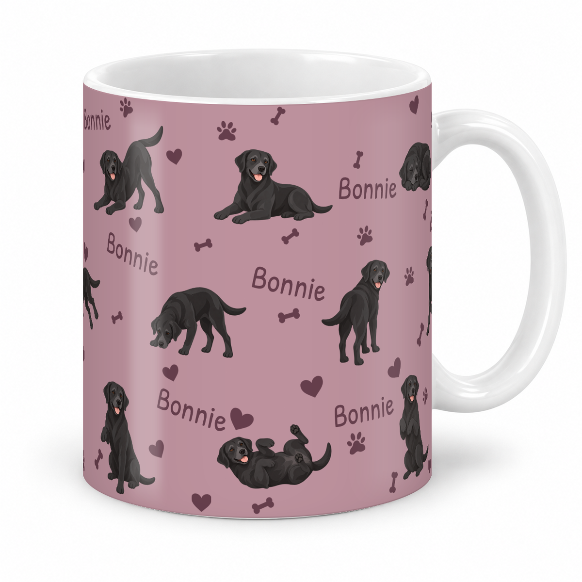 Labrador Retriever personalized name mug — Dusty Rose Studio