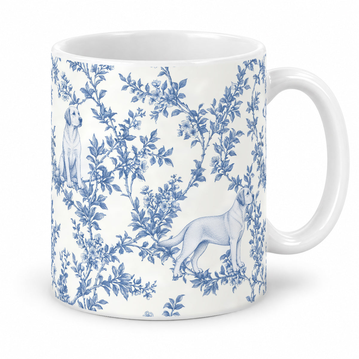 Labrador Retriever toile mug — Blue Studio