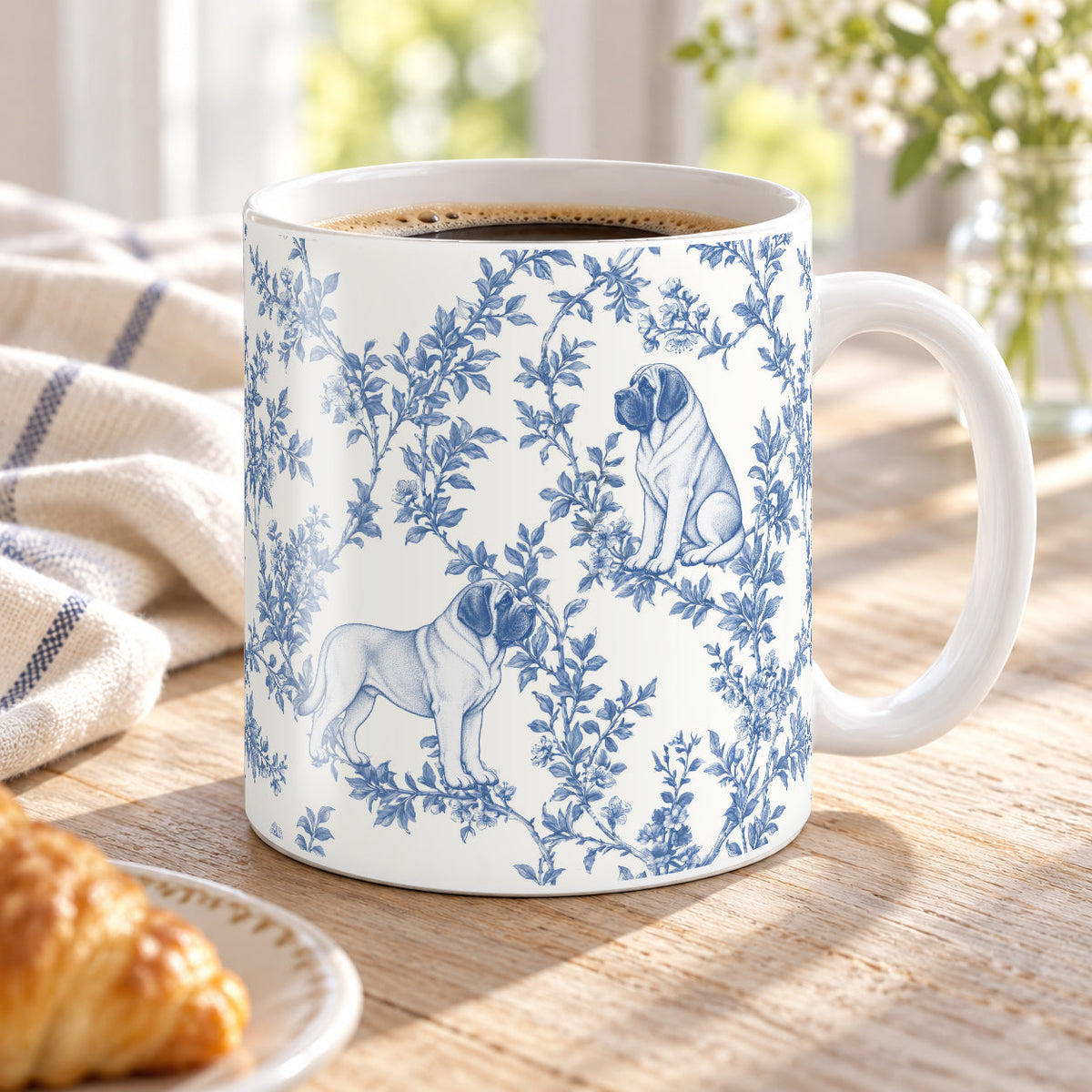 Mastiff toile mug — Blue Lifestyle