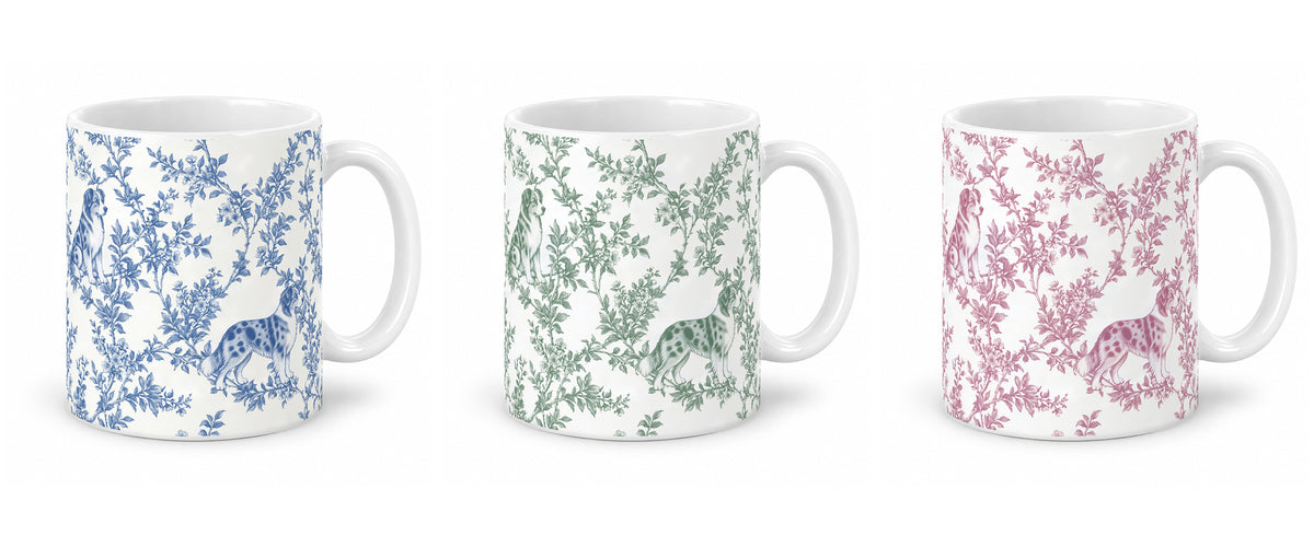 Miniature American Shepherd toile mug — Three Colors