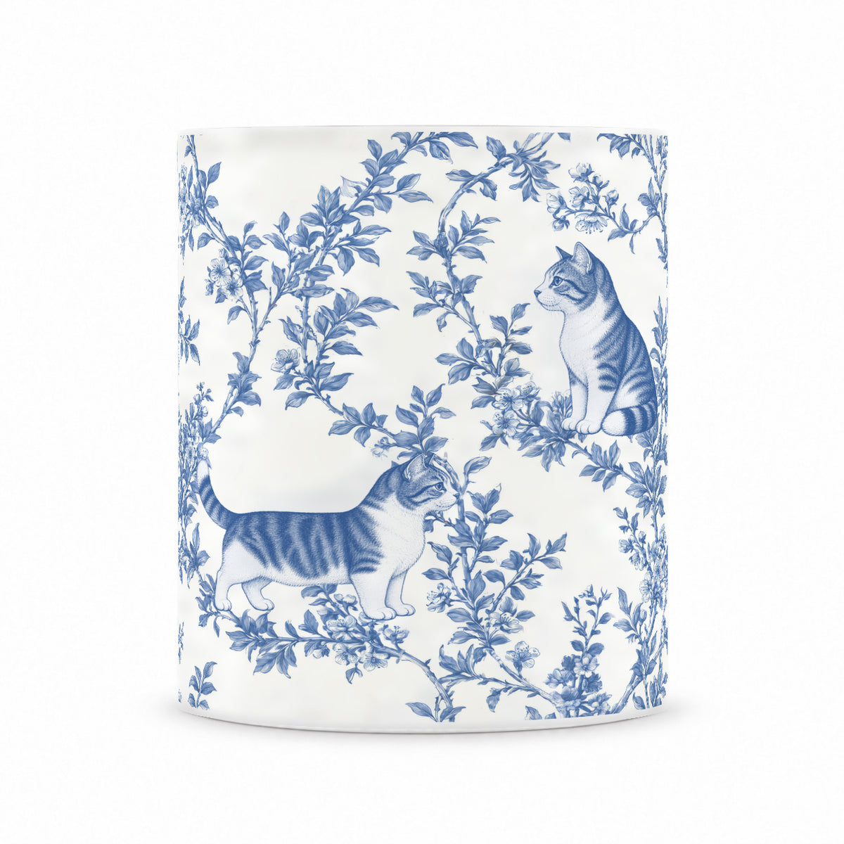 Munchkin toile mug — Blue Front View