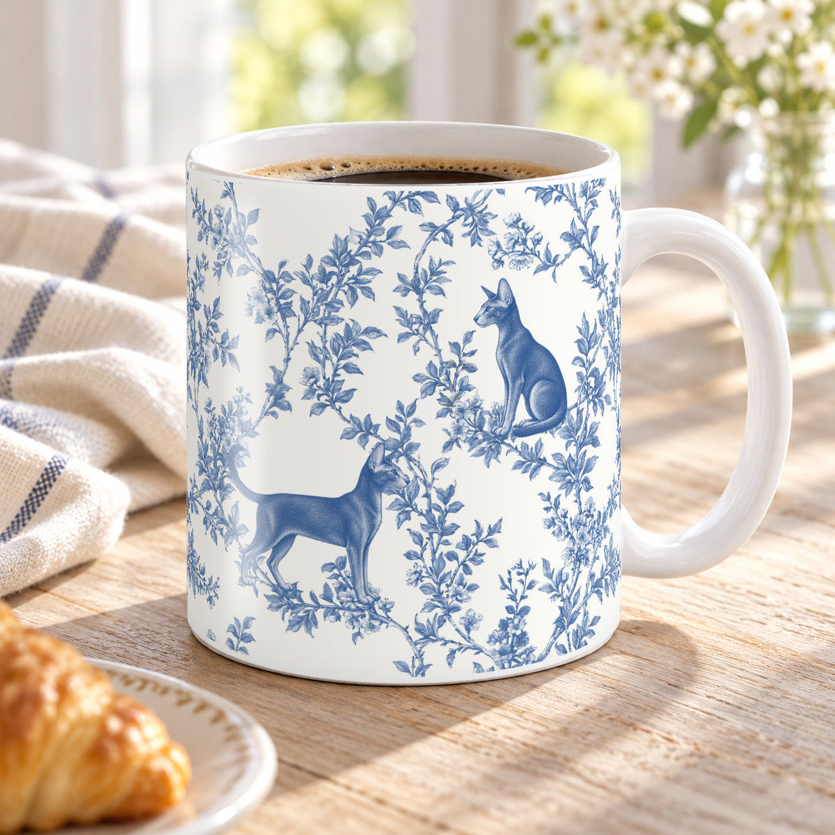 Oriental toile mug — Blue Lifestyle