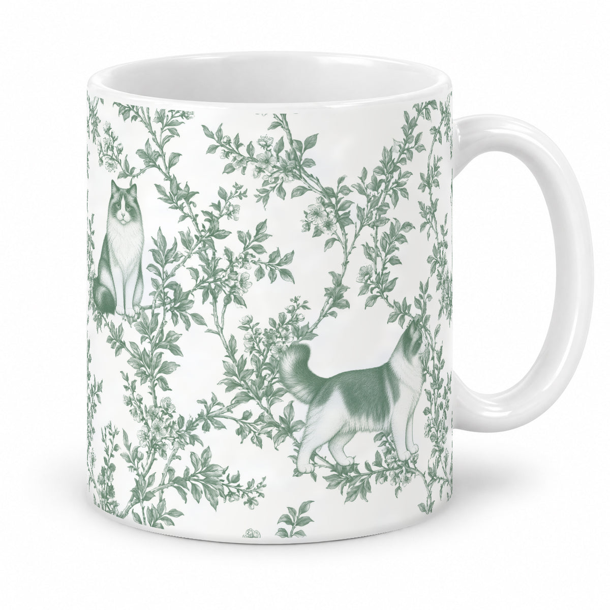 Ragdoll toile mug — Green Studio