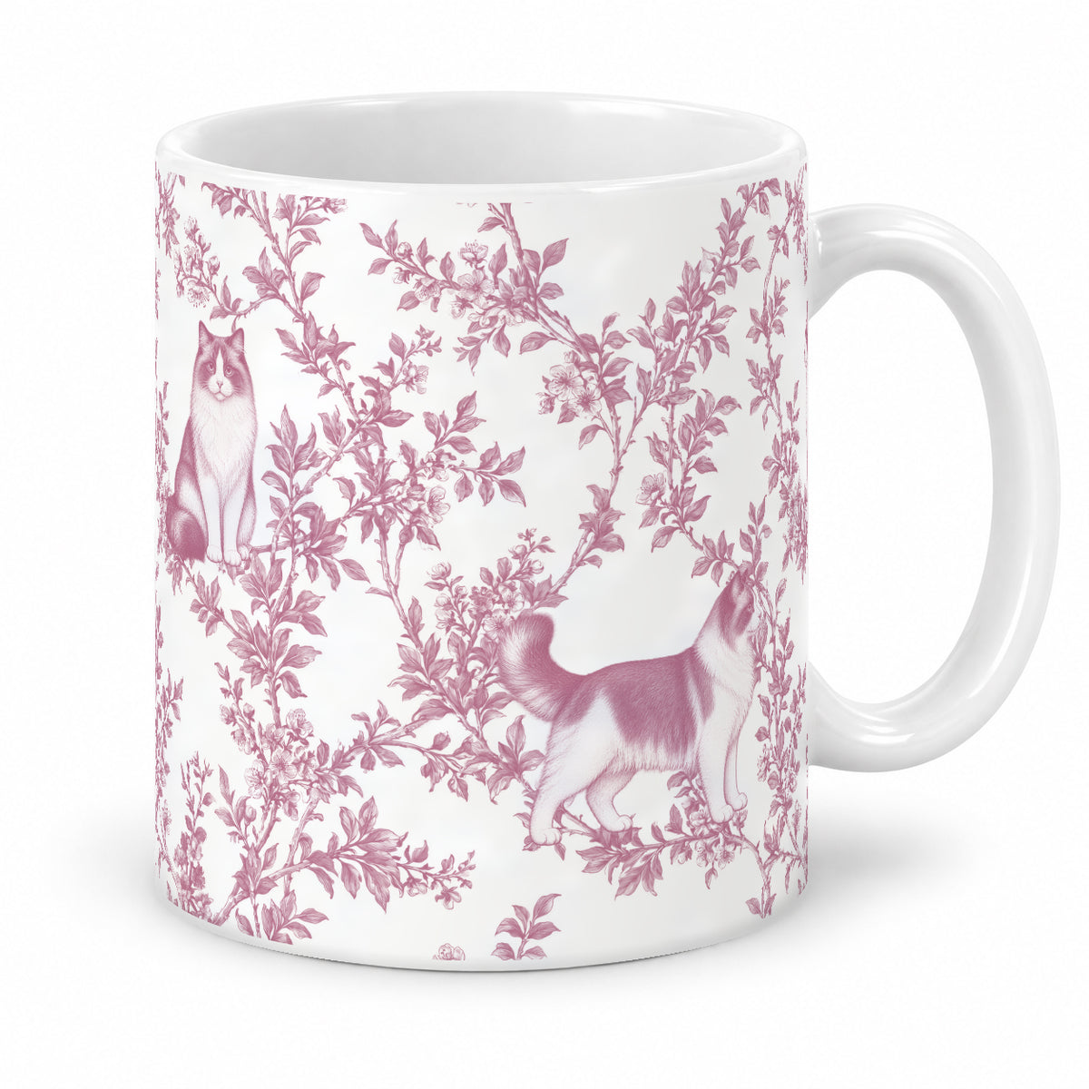 Ragdoll toile mug — Pink Studio