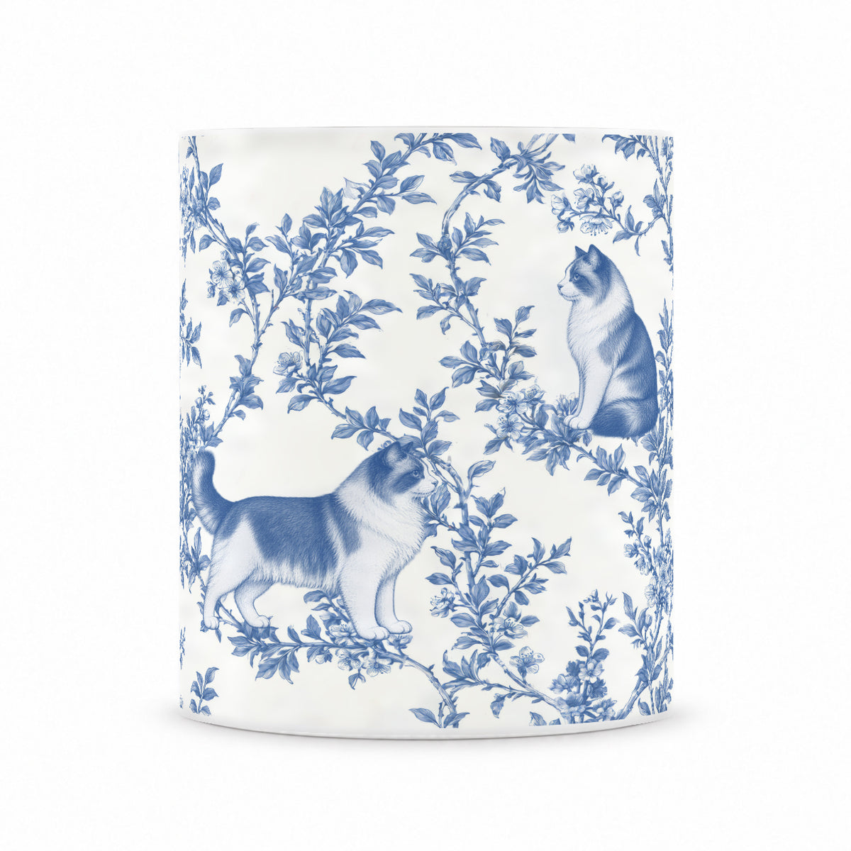 Ragdoll toile mug — Blue Front View