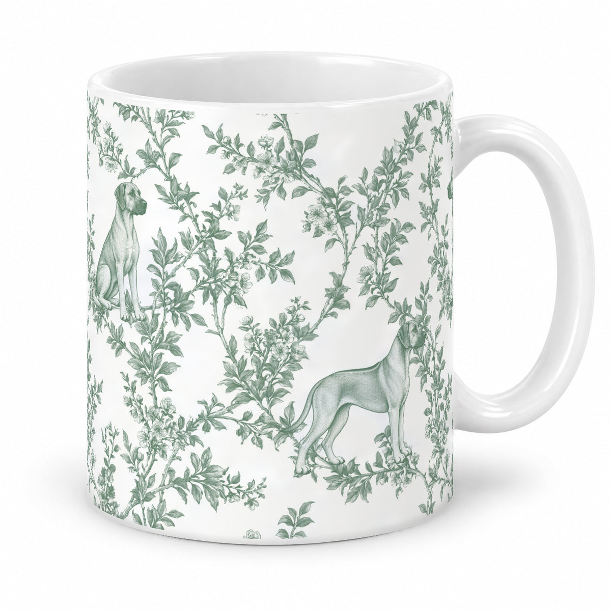 Rhodesian Ridgeback toile mug — Green Studio