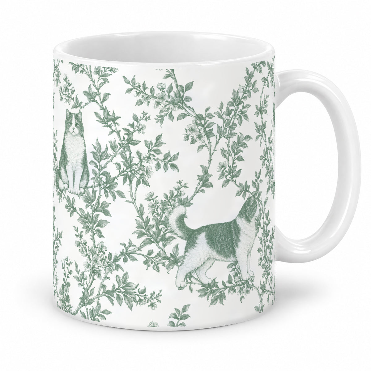 Selkirk Rex toile mug — Green Studio
