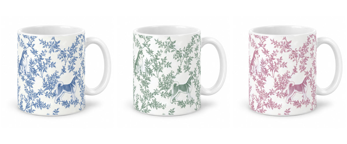 Shiba Inu toile mug — Three Colors