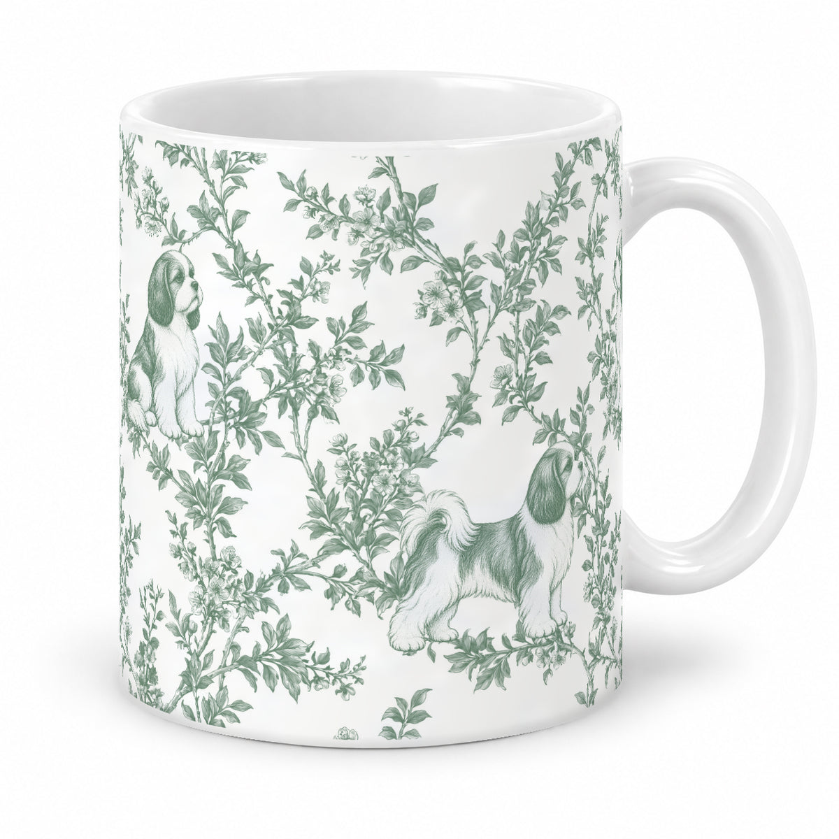 Shih Tzu toile mug — Green Studio